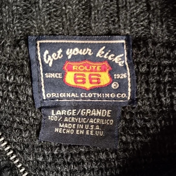 ROUTE 66 Pullover Sweater Sz L - Picture 6 of 7